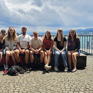 With Ruthie, Issy, Amelie and Poppy