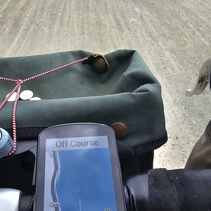 The reservoir got filled in, confusing Garmin and me