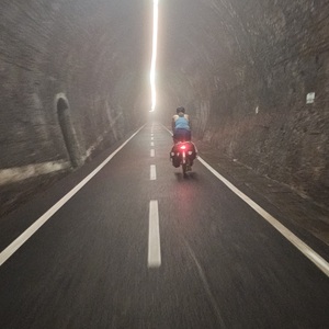 One of many tunnels - 950m long!