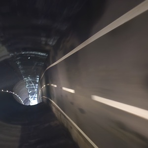 The end of one of many tunnels