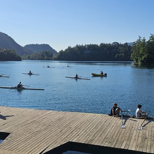 Rowers entertaining us for breakfast