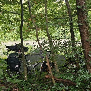 Despite or because of the rain, a great spot