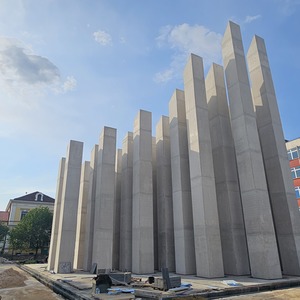 The yet to be completed memorial