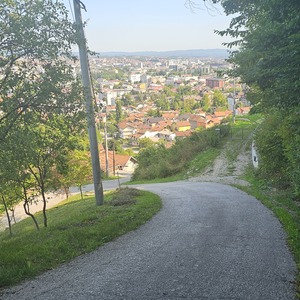 Roads in this image are steeper than they appear.