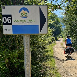 A partially developed path