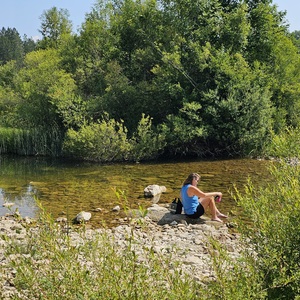 River of the day, Zalomka, and all the water we saw in it