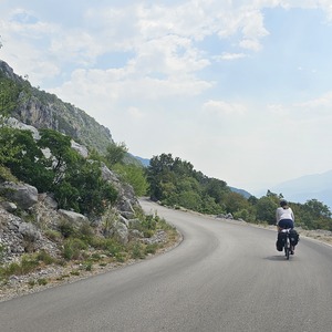 Downhill above the world