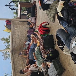 Visitors waiting for a miracle at Ostrog Monastery
