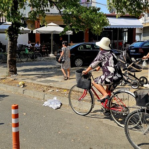 Shkodër - the city of cyclists of all ages