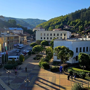 Crisp autumn morning in Tran