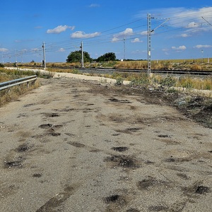 Thus endeth the road, for a new train track