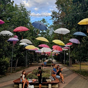 Lively public places in Chirpan