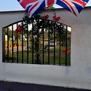 A seldom seen flag invites us in