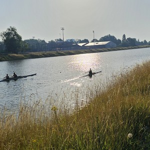 The rowing lake next to our camp site
