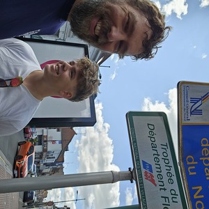 Crossing into France - easy to miss