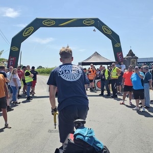 Max at the rally start