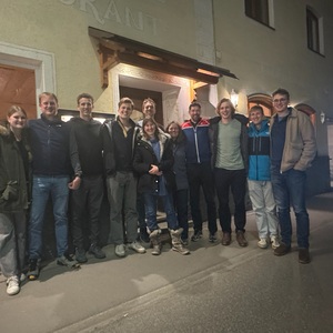 Friday night dinner in Scuol