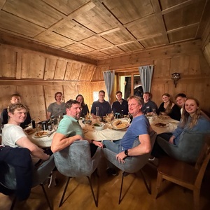 Pre-marathon Spagbol curtesy of Ruthie